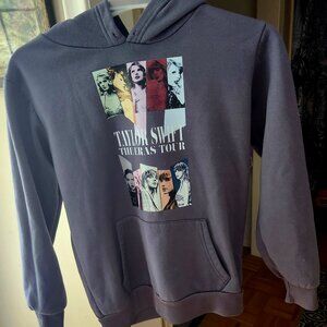 C26 Taylor Swift Hoodie - 2-sided Eras Tour - Sz S Missing drawstring on hood